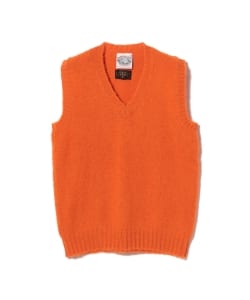 ▲Jamieson’s × BEAMS PLUS / 別注 プルオーバー Vネックベスト