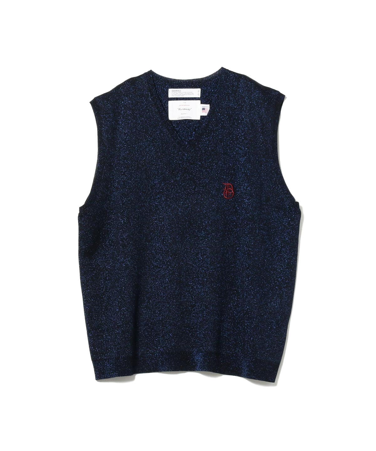 BEAMS（ビームス）DAIRIKU / Oversized Lame Knit Vest（トップス ニット・セーター）通販｜BEAMS