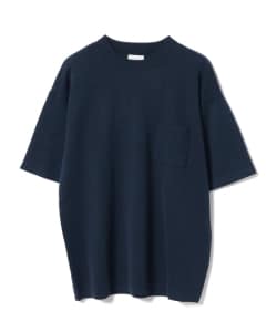 ▲BEAMS / ミラノリブ ポケット クルーネック カットソー