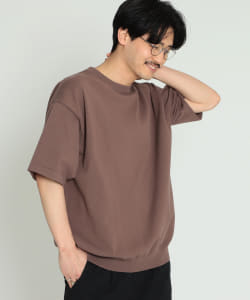 ▲BEAMS / 14ゲージ ワイド コットンニット