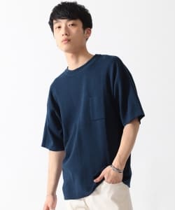 ▲BEAMS / ミラノリブ ポケット クルーネック