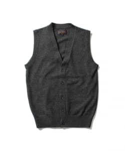 ▲BEAMS PLUS / ボタン ニットベスト