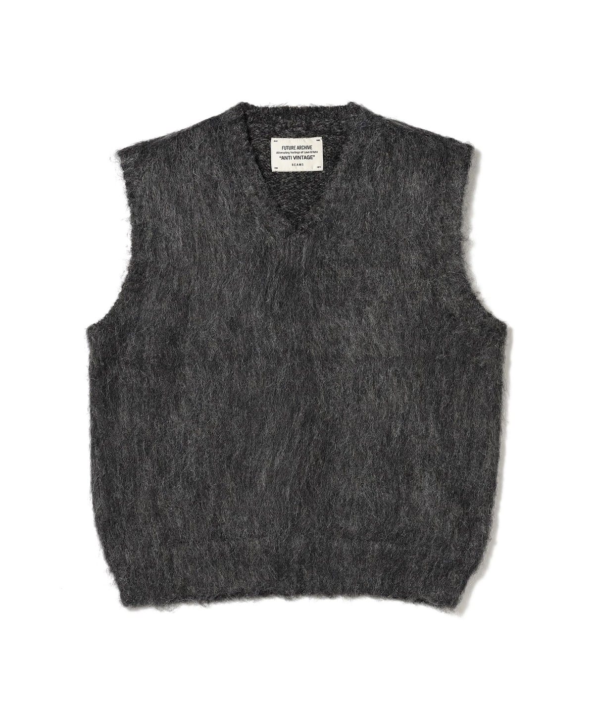 BEAMS（ビームス）FUTURE ARCHIVE / SHAGGY KNIT VEST（トップス 