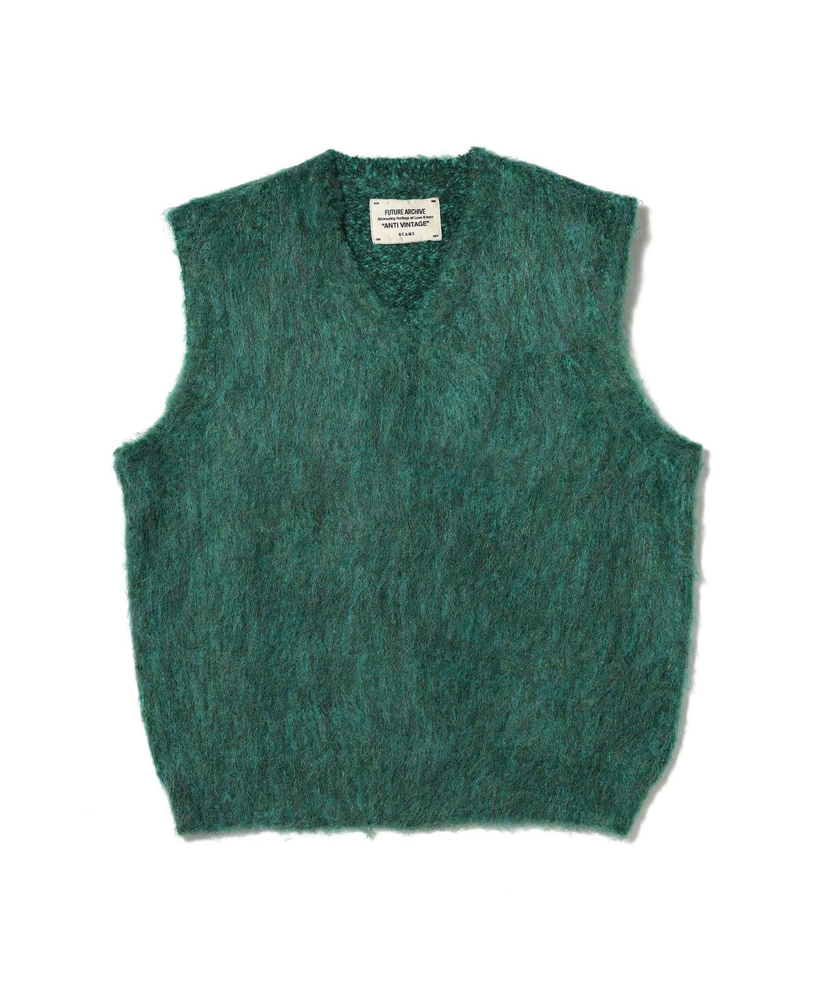 BEAMS（ビームス）FUTURE ARCHIVE / SHAGGY KNIT VEST（トップス 