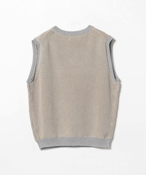 BEAMS BEAMS TTTMSW Lame knit vest (tops vest) mail order | BEAMS