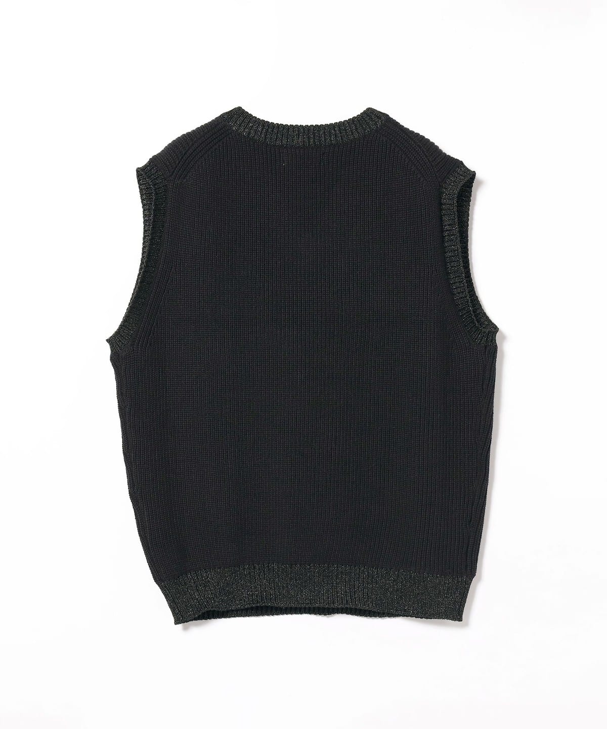 BEAMS（ビームス）TTTMSW / Lame knit vest（トップス ベスト）通販｜BEAMS