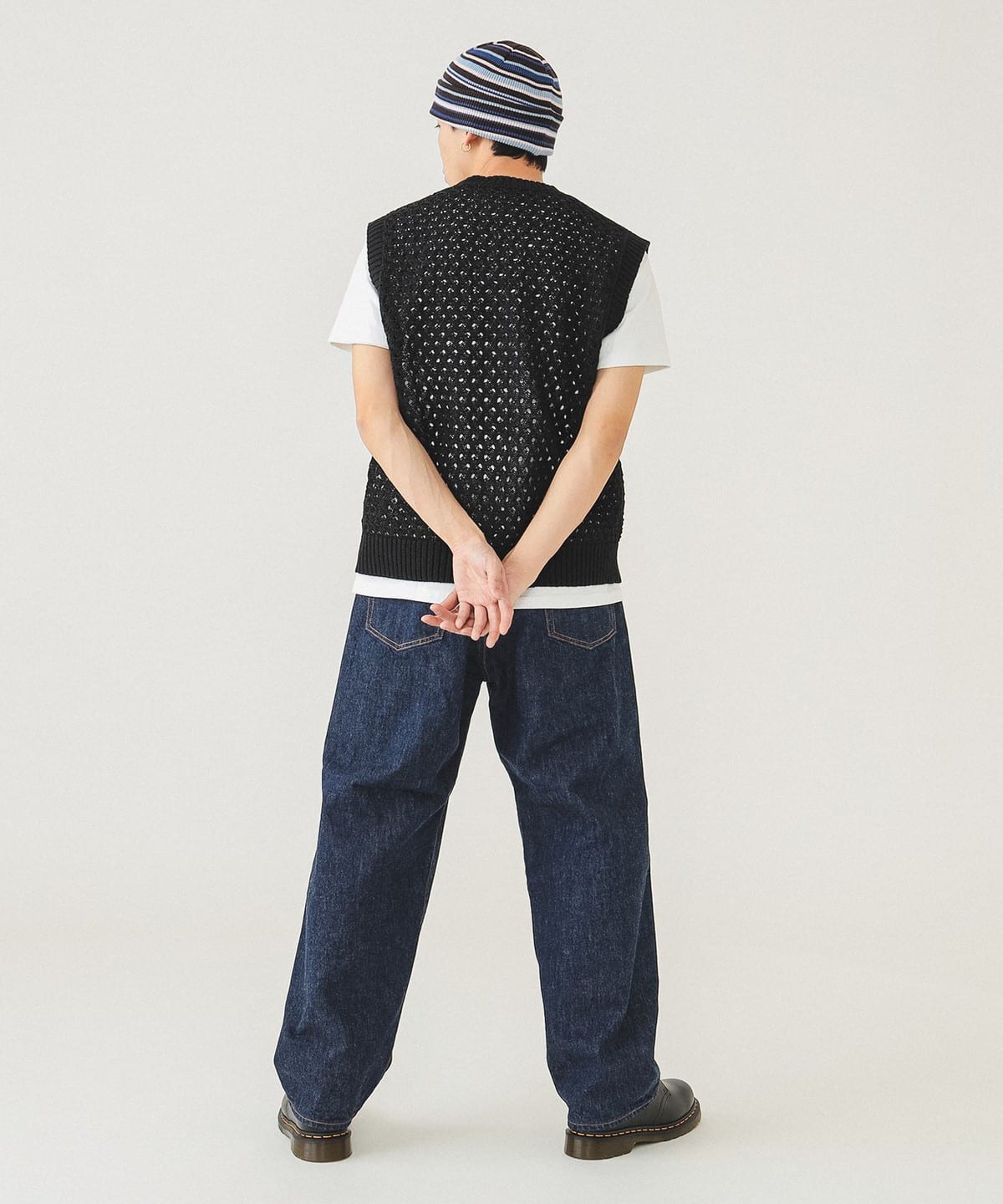 BEAMS（ビームス）メッシュ ニット ベスト（トップス ベスト