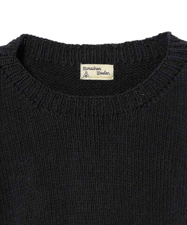 BEAMS(ビームス)MacMahon Knitting Mills / BIG-S/S Crew Neck BEAMS(ビームス)MacMahon Knitting Mills / BIG-S/S Crew Neck