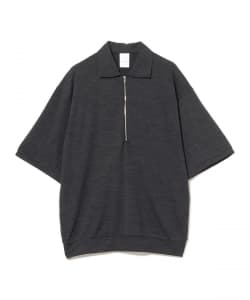Product Twelve / Super 140's Melino Wool Short Sleeve Half Zip