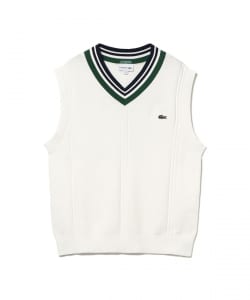 【タイムセール】【別注】LACOSTE / チルデン ニット ベスト