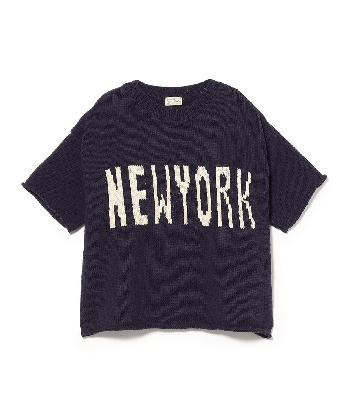 BEAMS（ビームス）MacMahon Knitting Mills / Big S/S Crew Neck Knit