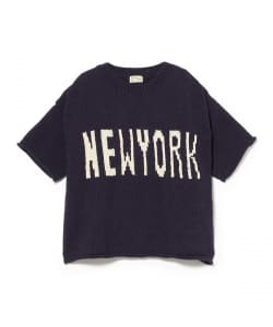 MacMahon Knitting Mills / Big S/S Crew Neck Knit-NEW YORK
