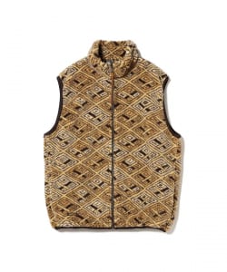 BEAMS（ビームス）orslow / African Pattern Boa Fleece Vest