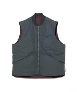 ▲PWA / TWO-FACE QUILTED VEST