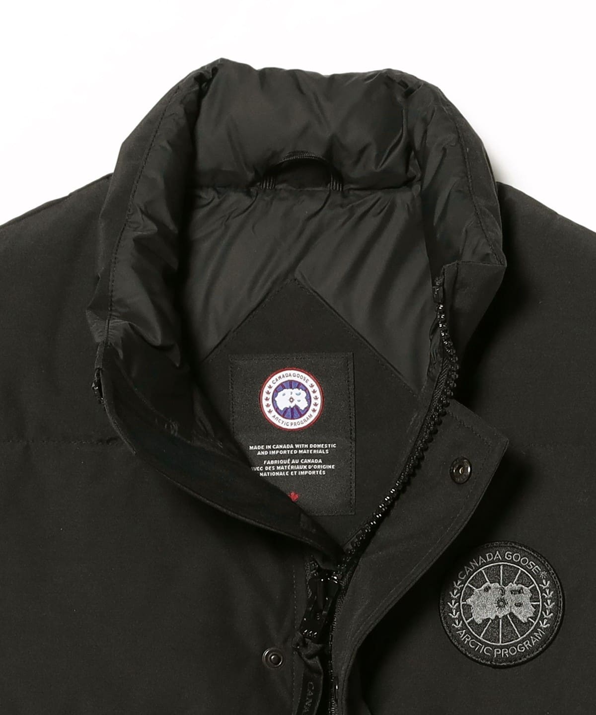 【ビームス購入タグあり】カナダグース　Garson Vest サイズM CANADA GOOSE カナダグース メンズ ダウンベスト GARSON VEST