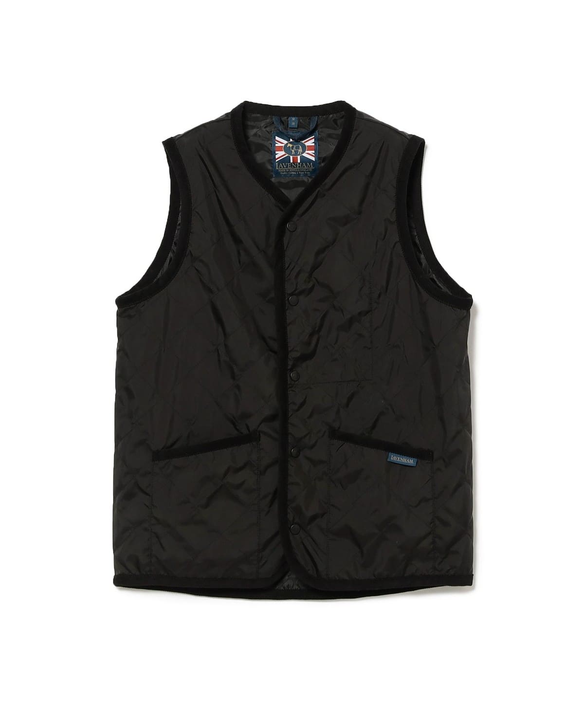 LAVENHAM ラベンハム / Unwadded Thornham トップス MEN SABLE BLACK XL LAVENHAM ラベンハム / Unwadded Thornham トップス MEN SABLE BLACK XL