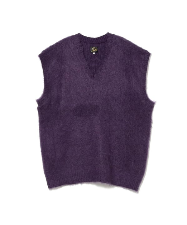 BEAMS（ビームス）NEEDLES / Mohair Knit Vest - Solid（トップス