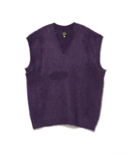 NEEDLES / Mohair Knit Vest - Solid