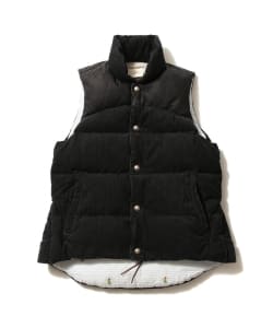 【一部予約】【WEB限定販売】REMI RELIEF × BEAMS PLUS / 別注 コーデュロイ ダウンベスト