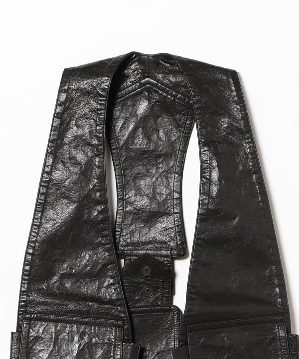 DAIRIKU / Shape Memory Artificial Leather Vest