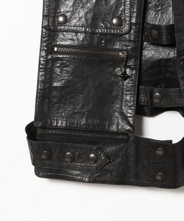 DAIRIKU / Shape Memory Artificial Leather Vest