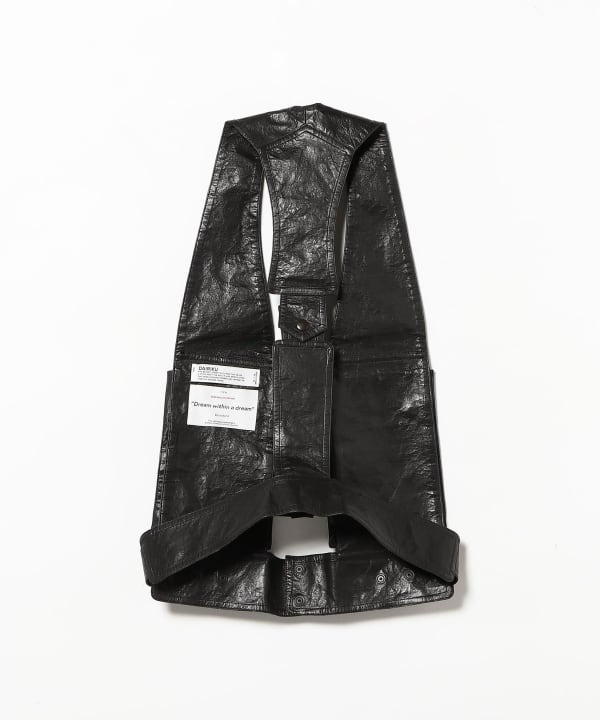 DAIRIKU / Shape Memory Artificial Leather Vest
