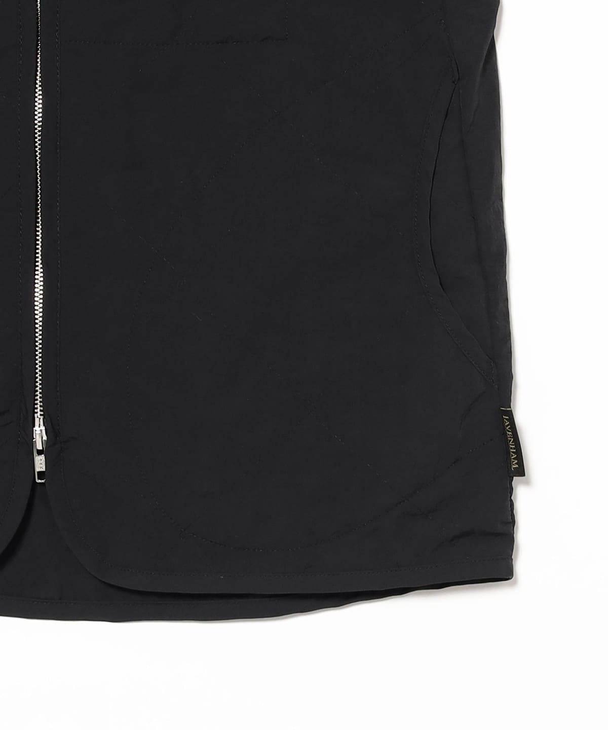 BEAMS (BEAMS) LAVENHAM / Zipped High Neck Gilet (Tops, Vest