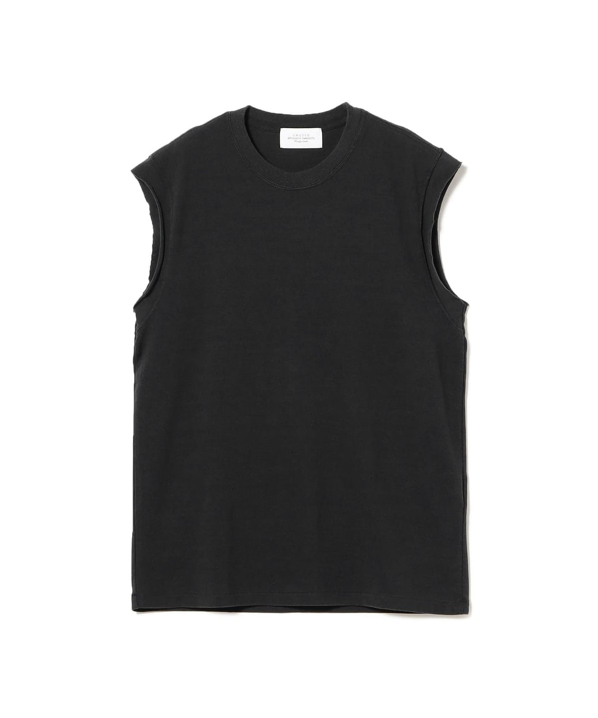 UNUSED アンユーズド / No Sleeve Tee Tシャツ・カットソー MEN 004/BLACK 4 UNUSED アンユーズド / No Sleeve Tee Tシャツ・カットソー MEN 004/BLACK 4