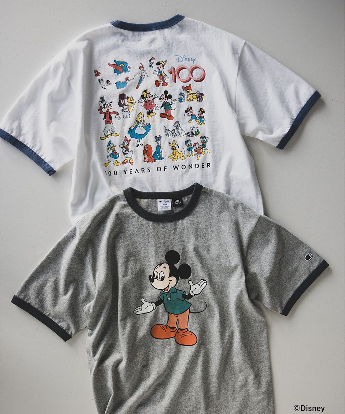 ディズニー　100周年　コラボtシャツ若槻千夏