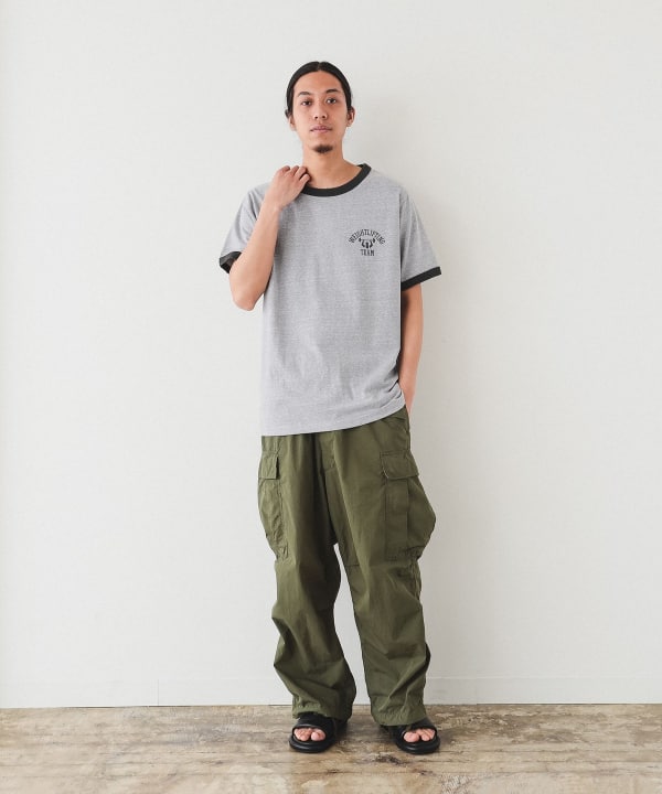 BEAMS [BEAMS] BEAMS / Printed Ringer T-shirt (T-shirt/cut and sew 