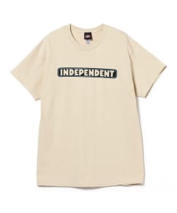 ▲INDEPENDENT / Bar Logo Short Sleeve T-shirt