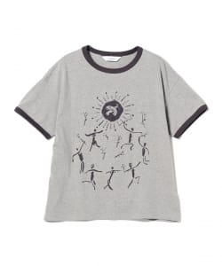 ▲SASQUATCHFABRIX. / TRIM H/S T-SHIRT "THE RING OF PEACE”