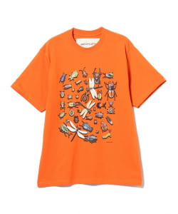 ▲GENTLE FULLNESS /  Recycled Cotton SS Tee Golden Poppy Bugs