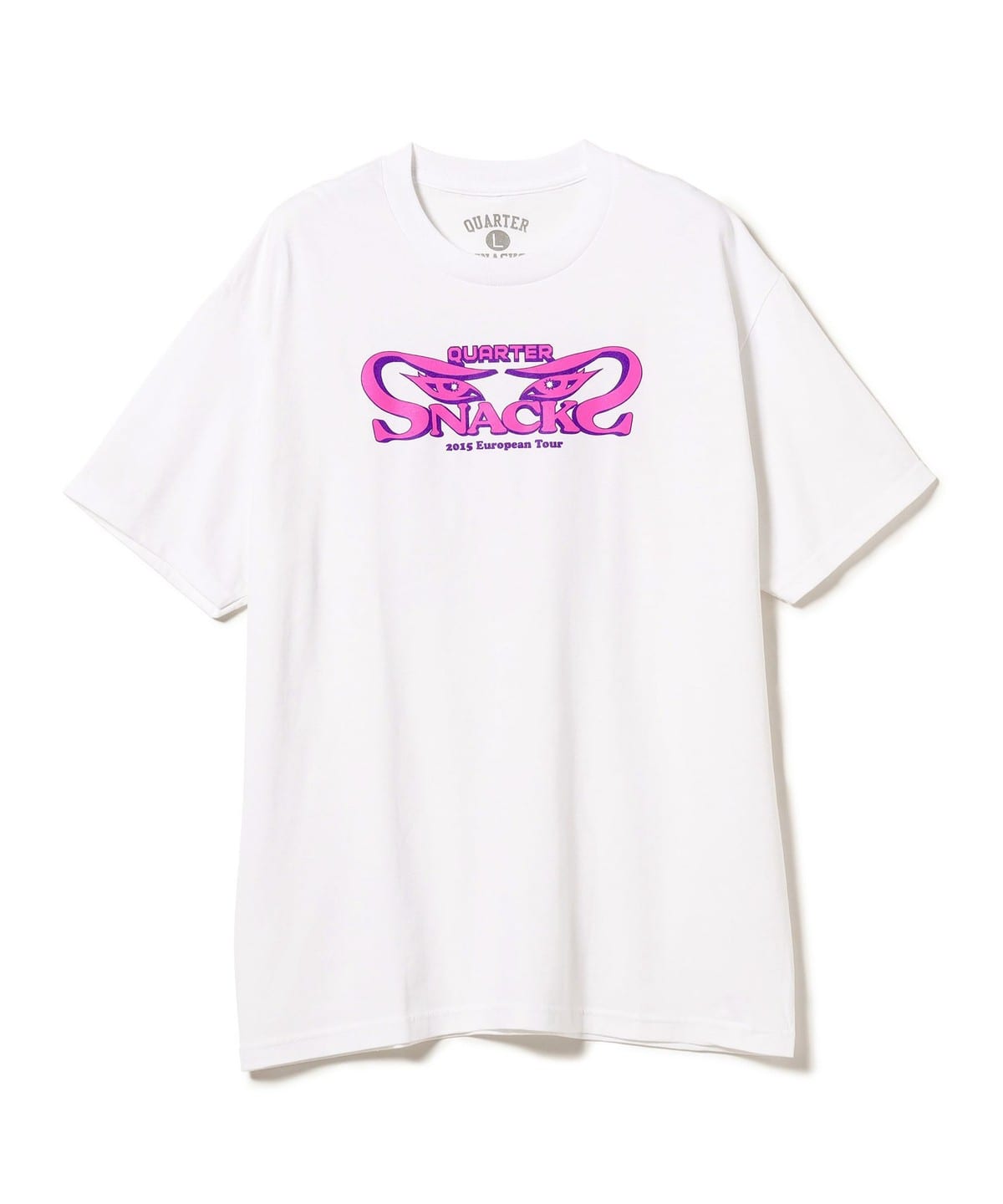 QUARTER SNACKS クウォータースナックス / Euro Tour Tee Tシャツ・カットソー MEN WHITE XL QUARTER SNACKS クウォータースナックス / Euro Tour Tee Tシャツ・カットソー MEN WHITE XL