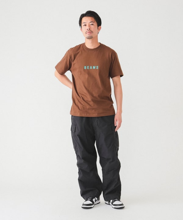 BEAMS BEAMS Logo T-shirt 24SS (T-shirt/cut and BEAMS T-shirt) mail