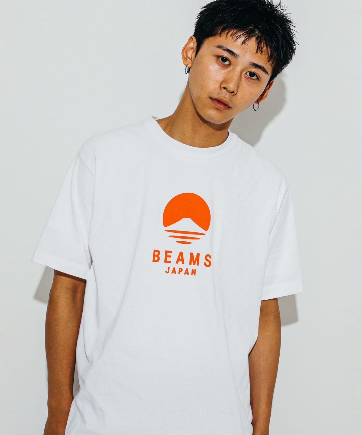 BEAMS JAPAN BEAMS JAPAN Logo Print T-shirt (T-shirts, Cut and Sewn  T-shirts) for sale | BEAMS