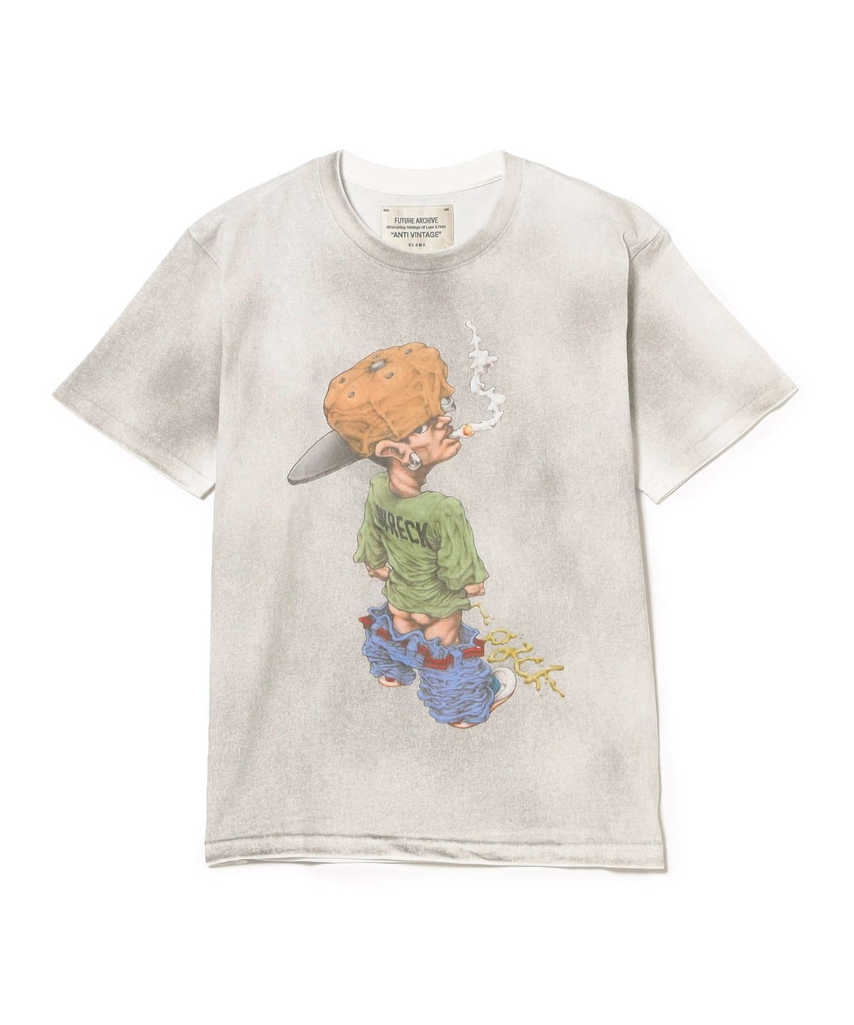 【別注】WRECK PACK × FUTURE ARCHIVE / PRINT TEE Tシャツ・カットソー MEN DIRTY XL 【別注】WRECK PACK × FUTURE ARCHIVE / PRINT TEE Tシャツ・カットソー MEN DIRTY XL