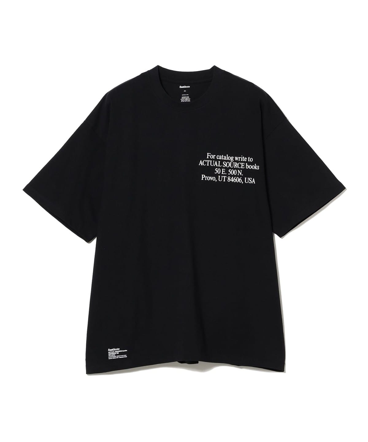 【Actual Source Books】 Why Books? Tee アメリカのデザインスタジオ・出版社 Actual Source のTシャツ「Why