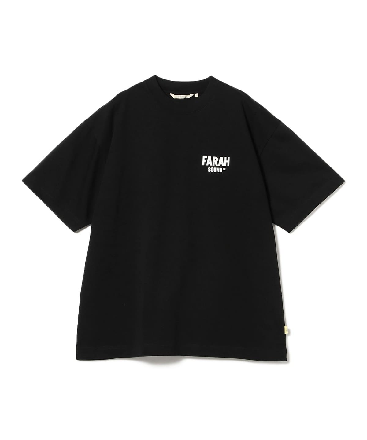 "FARAH ファーラー / Printed Graphic S/S Tee "FARAH SOUND" Tシャツ・カットソー MEN Black L" "FARAH ファーラー / Printed Graphic S/S Tee "FARAH SOUND" Tシャツ・カットソー MEN Black L"