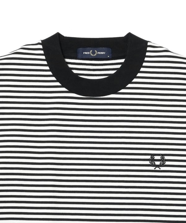 FRED PERRY tシャツ 「別注」FRED / RELAXED STRIPE PIQUE T