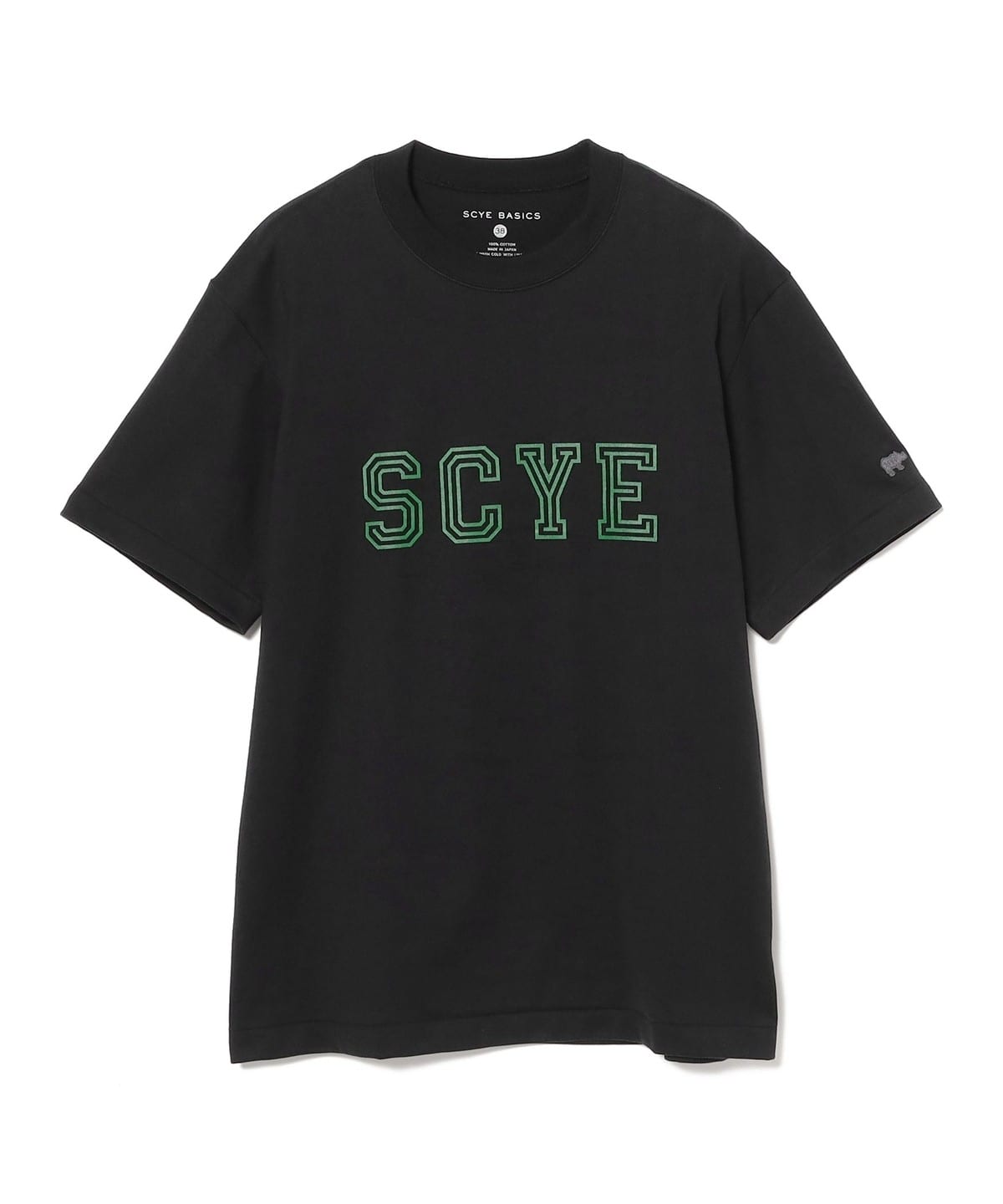 Scye サイ / Collge Logo T-Shirt Tシャツ・カットソー MEN BLACK 40 Scye サイ / Collge Logo T-Shirt Tシャツ・カットソー MEN BLACK 40