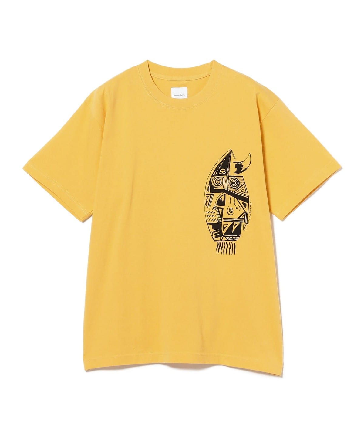 SASQUATCHFABRIX. サスクワッチファブリックス / H/S T-SHIRT PRIMITIVE MASK Tシャツ・カットソー MEN BANANA M SASQUATCHFABRIX. サスクワッチファブリックス / H/S T-SHIRT PRIMITIVE MASK Tシャツ・カットソー MEN BANANA M