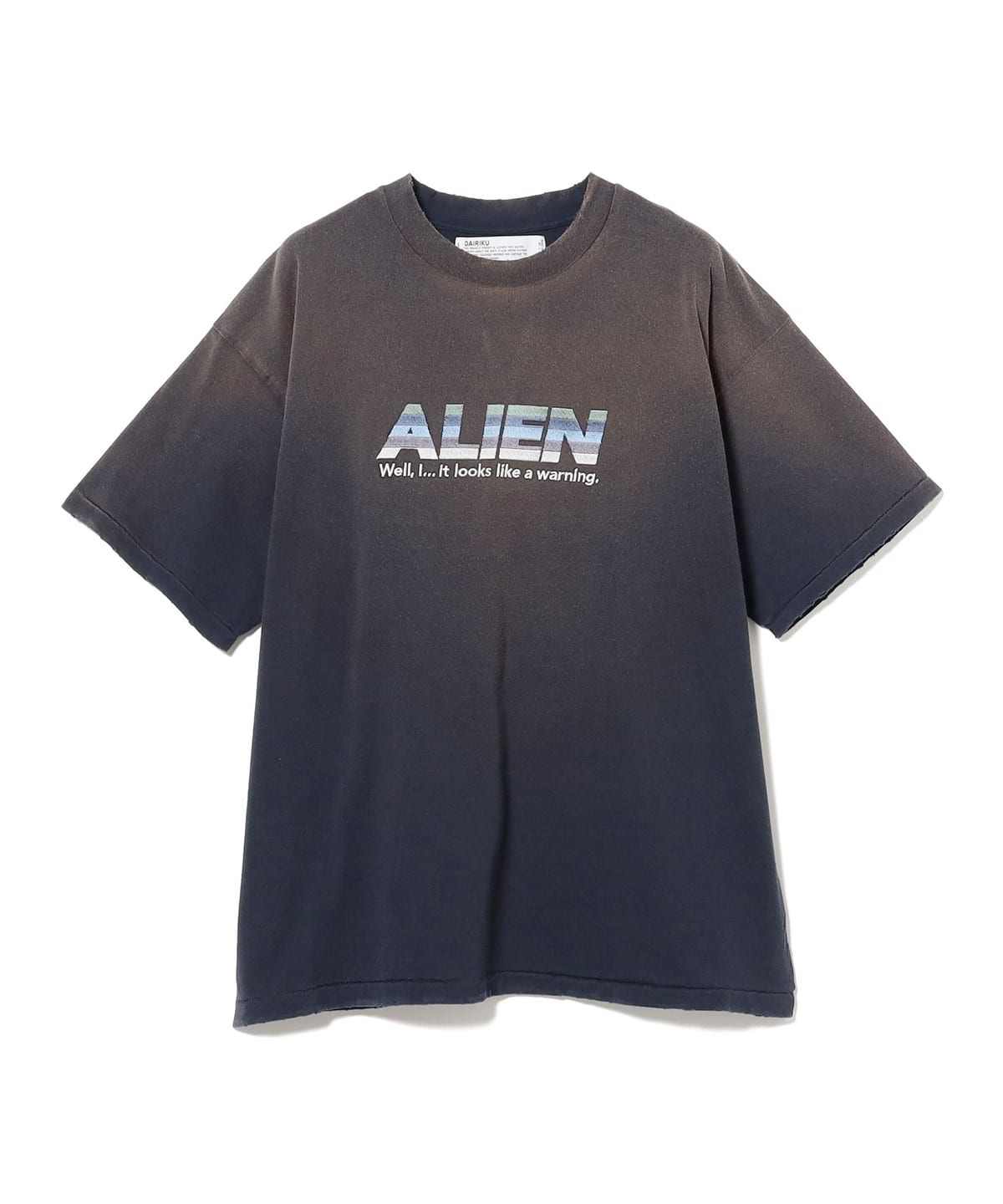 "DAIRIKU ダイリク / "Alien" Vintage Wash H-S Tee Tシャツ・カットソー MEN Vintage Navy ONE SIZE" "DAIRIKU ダイリク / "Alien" Vintage Wash H-S Tee Tシャツ・カットソー MEN Vintage Navy ONE SIZE"