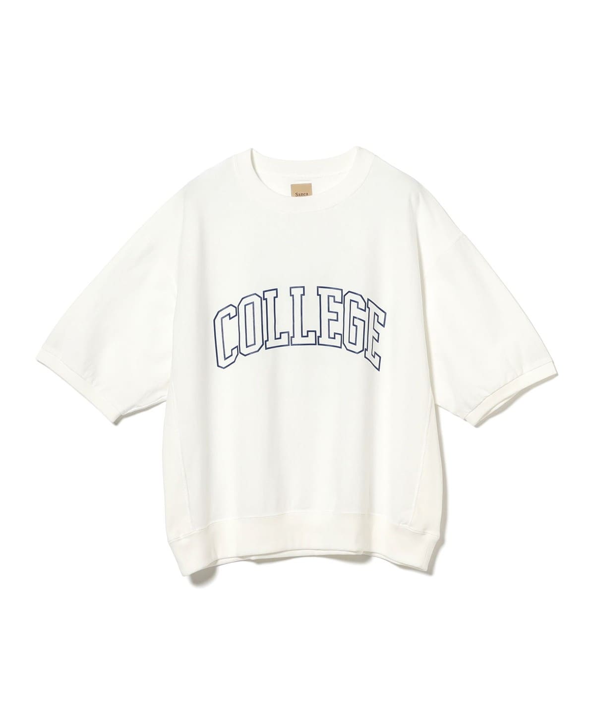 Sanca サンカ / REV. W COLLEGE T Tシャツ・カットソー MEN WHITE 1 Sanca サンカ / REV. W COLLEGE T Tシャツ・カットソー MEN WHITE 1