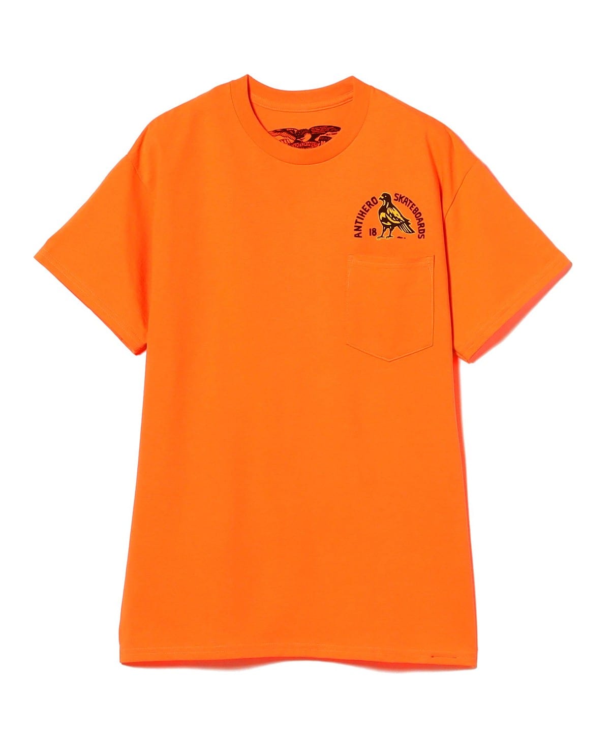 ANTI HERO アンタイヒーロー / ROCK DOVE FILL POCKET TEE Tシャツ・カットソー MEN SAFETY ORANGEw/YLW & BLK L ANTI HERO アンタイヒーロー / ROCK DOVE FILL POCKET TEE Tシャツ・カットソー MEN SAFETY ORANGEw/YLW & BLK L