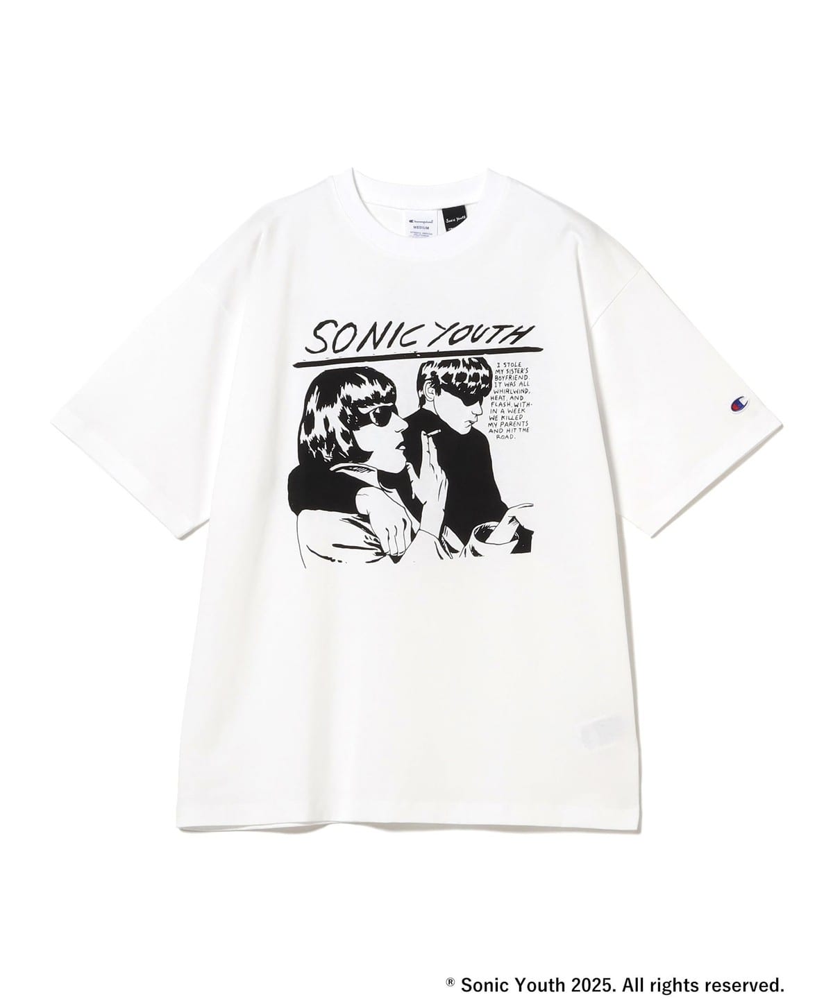 Champion × SONIC YOUTH × BEAMS サイズアップしました】『Champion × SONIC YOUTH × BEAMS