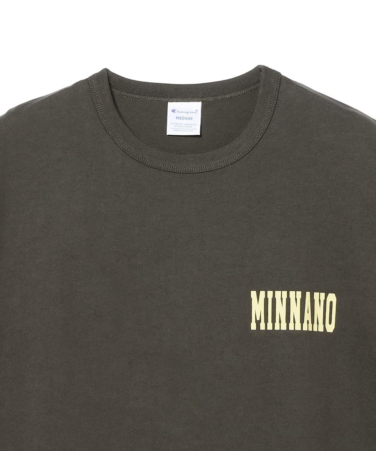 BEAMS（ビームス）Champion x BEAMS by MIN-NANO / PRINT TEE（Tシャツ