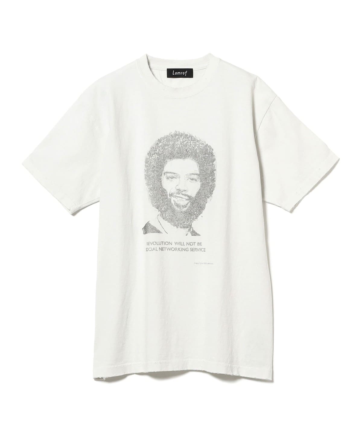 "Lamrof / "Revolution..." Tee Tシャツ・カットソー MEN White 3" "Lamrof / "Revolution..." Tee Tシャツ・カットソー MEN White 3"