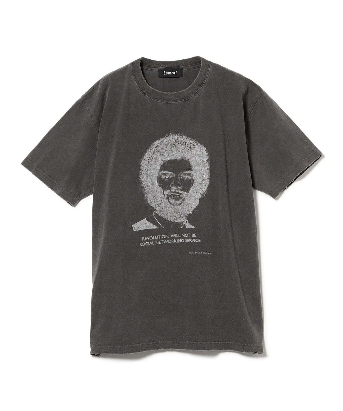 "Lamrof / "Revolution..." Tee Tシャツ・カットソー MEN Black 4" "Lamrof / "Revolution..." Tee Tシャツ・カットソー MEN Black 4"