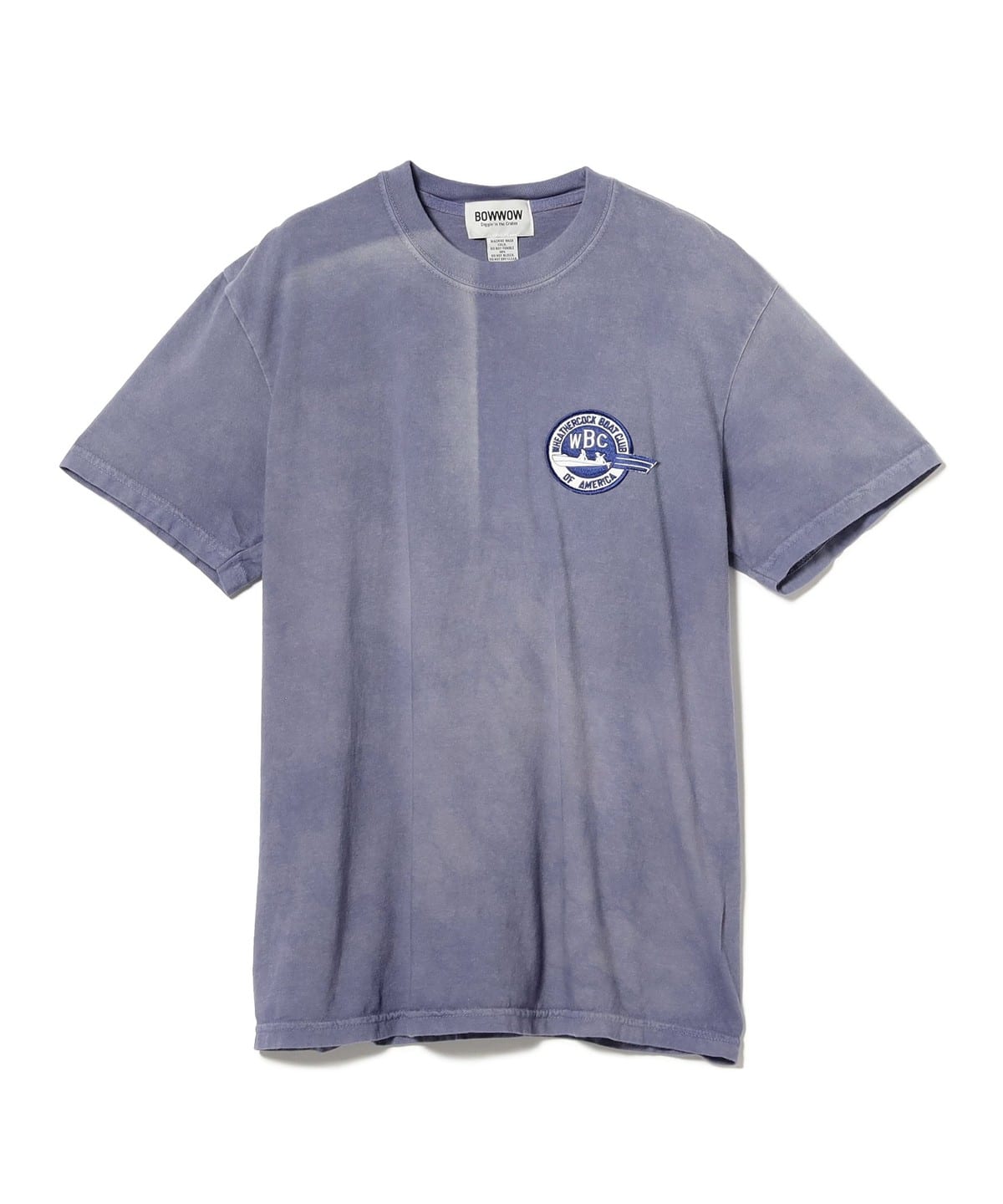 BOW WOW バウ ワウ / BOAT CLUB TEE AGING Tシャツ・カットソー MEN EGGPLANT NAVY AGING L BOW WOW バウ ワウ / BOAT CLUB TEE AGING Tシャツ・カットソー MEN EGGPLANT NAVY AGING L